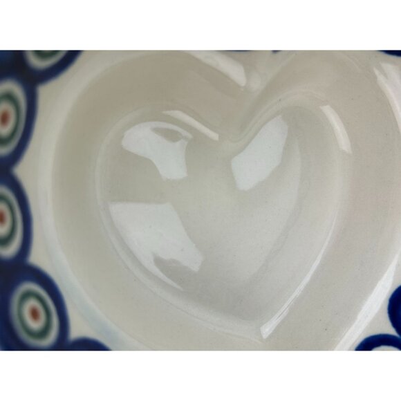 Polish Pottery Heart Bowl Momo Panache Boleslawiec Poland Tree Cottagecore - Picture 6 of 14